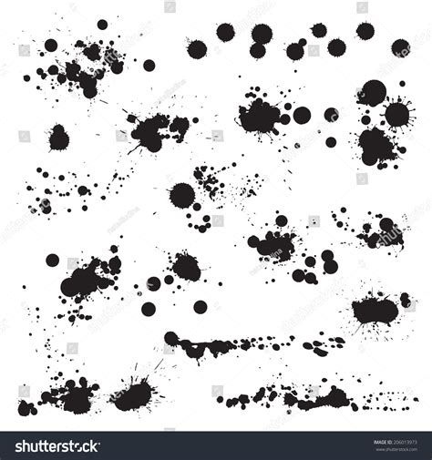 Splash Background Vector Blot Abstract Design Stock Vector 206013973 ...