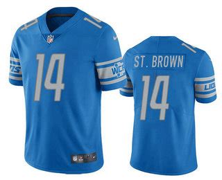 Men's Detroit Lions #14 Amon Ra St Brown White Vapor Untouchable ...