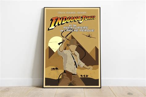 Indiana Jones Poster / Indiana Jones Raiders of the Lost Ark - Etsy