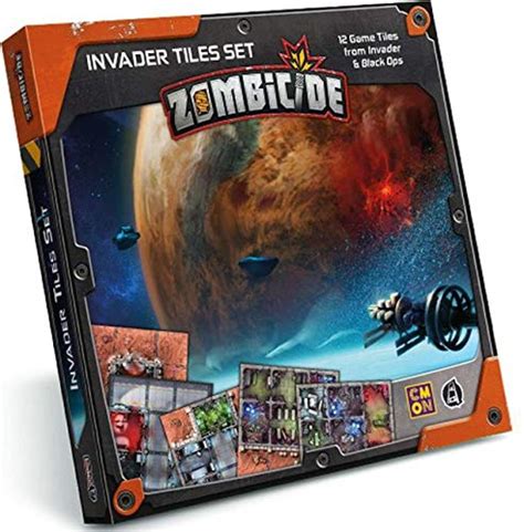 Zombicide Invader Tiles Set | Strategy Board Game | Cooperative Game ...