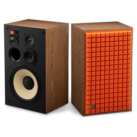 JBL - L100 Classic Bookshelf Speakers (Orange Grille, Each) **B-STOCK** - Music Direct