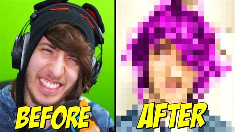 Kreekcraft BEFORE & AFTER He Dyes His Hair - YouTube