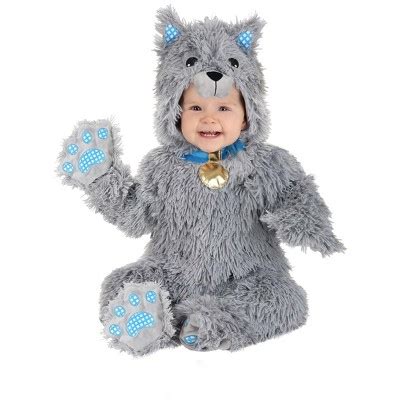 Halloweencostumes.com 6-9 Months Storybook Dog Infant Costume., Gray ...