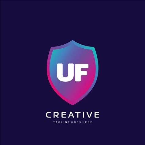 UF initial logo With Colorful template vector 23282986 Vector Art at Vecteezy