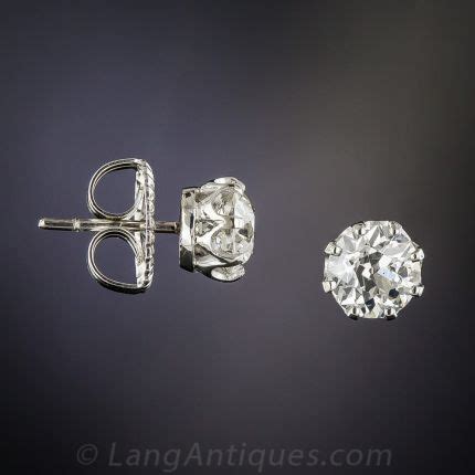 2.00 Carat Vintage Diamond Studs