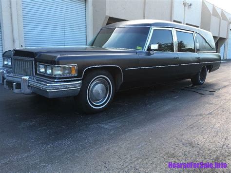 1974 Cadillac Fleetwood Hearse - Hearse for Sale Archive