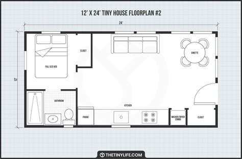 12 x 24 Tiny Home Designs, Floorplans, Costs and More - The Tiny Life