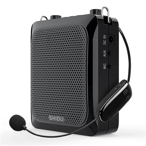 Buy Voice Amplifier Bluetooth, Microphone Amplifier Wireless 25 Watt Sound System Portable with ...