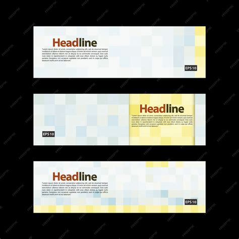 Free Vector | Pixel banner design