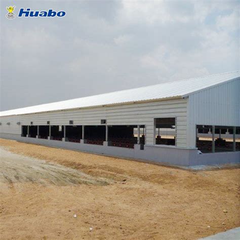 Poultry Farm Equipment Light Steel Structure House for Chicken/Broiler ...