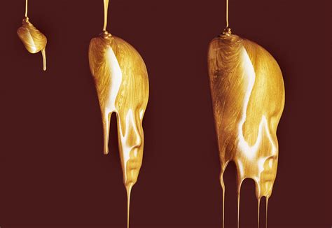 liquid gold on Behance