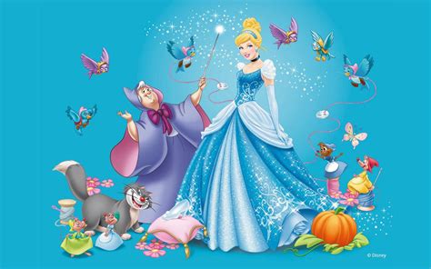 Cinderella Disney Princess And Fairy Godmother Images For Desktop Wallpapers Hd 1920x1200 ...