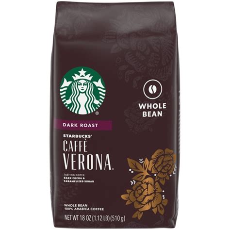 Starbucks Whole Bean Coffee Caffe Verona -- 18 oz - Vitacost