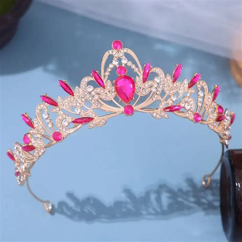 Exquisite Elegant Princess Style Tiara Rhinestone Crown Hair - Temu