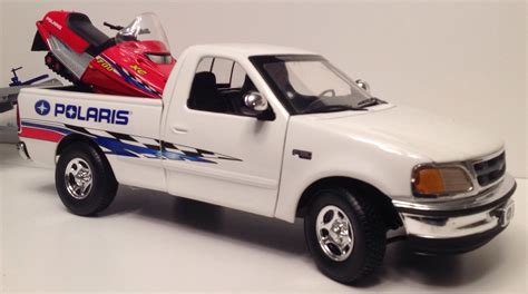 ERTL, outdoor Sportsman series, Ford F150, 1/18 diecast, ERTL, Outdoor sportsman series Polaris ...