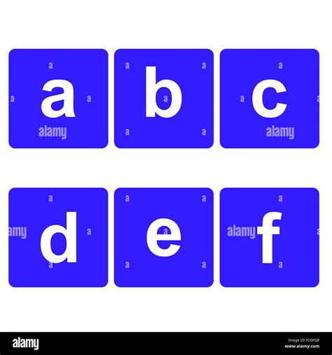 Basic Font for Letters Stock Vector Image & Art - Alamy