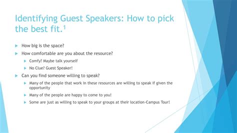 Campus Tours, Field Trips, and Guest Speakers - ppt download