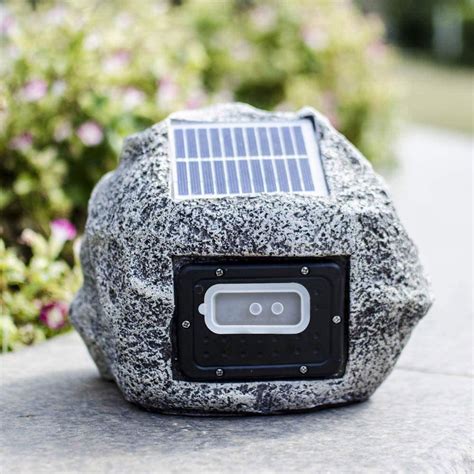 Solar Powered Bluetooth Rock Speaker - Waterproof, Portable And ...