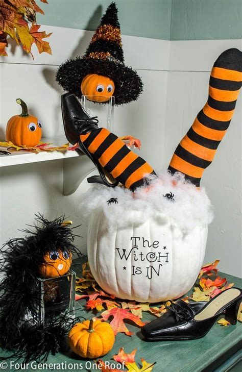 Cute DIY Halloween Pumpkin #30minpumpkin #pumpkinchallenge | Halloweendeko, Halloween dekor ...