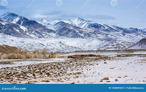 View of Altay mountains stock image. Image of scene - 183889325