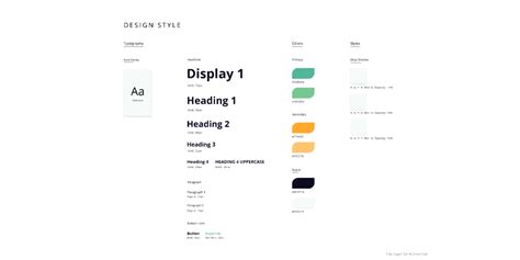 Simple Style Guide | Typography, Color & Shadow | Figma Community