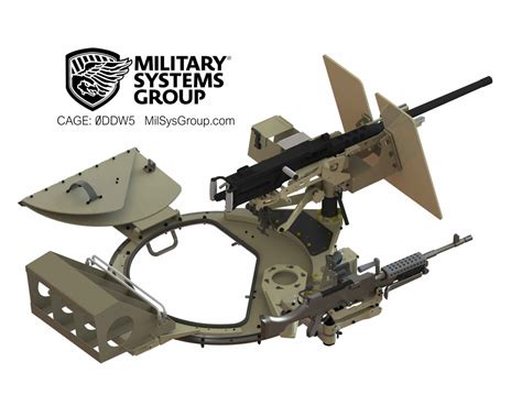 27b-Turret-for-HMMWV-Hummer-M1114-standard-size-turret | Military Systems Group