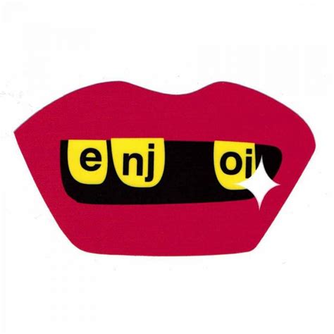 Enjoi Skateboards Enjoi Lips Skateboard Sticker - Skateboard Stickers from Native Skate Store UK