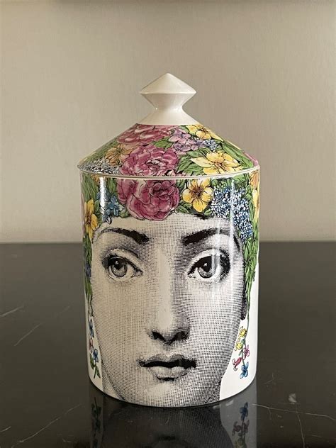 Fornasetti Profumi Italian Ceramic Lidded Candle Jar - Etsy