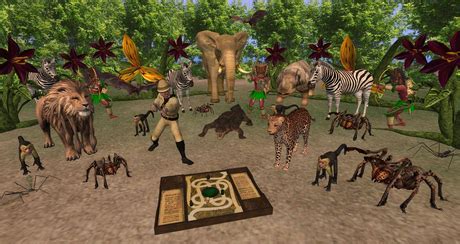 Second Life Marketplace - Jumanji Board Game with rezzing animals.