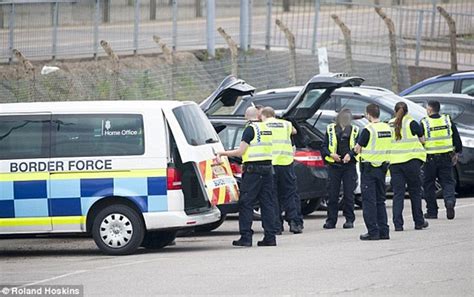 Border force deports migrants found at Harwich International Port in Essex | Daily Mail Online