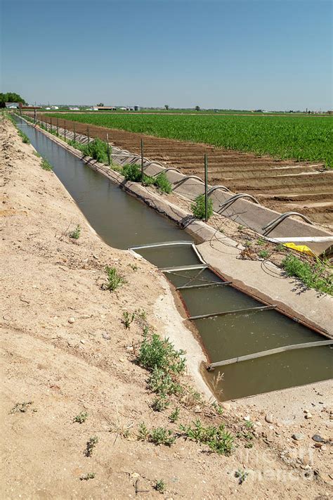 Irrigation Ditch Photograph by Jim West/science Photo Library | Pixels