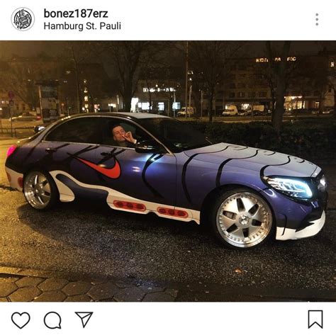 Nike TN x Mercedes Benz CL500 (Car of a German rapper) : Shitty_Car_Mods