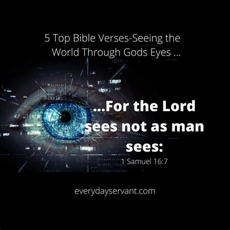 5 Top Bible Verses-Seeing the World Through Gods Eyes - Everyday Servant