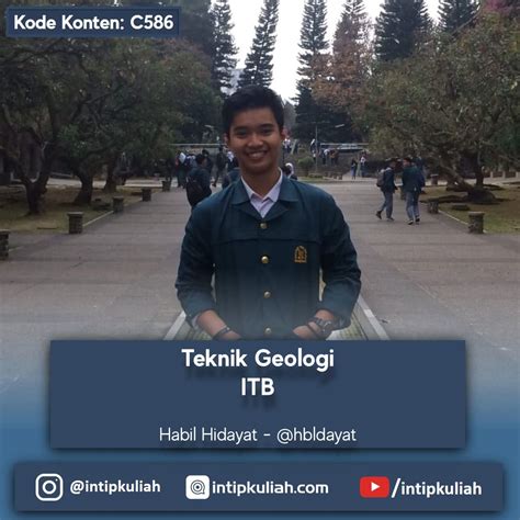 Pengalaman kuliah di Teknik Geologi ITB (Habil)