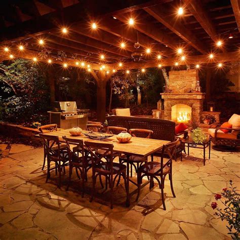 20 Impressionable Covered Patio Lighting Ideas - Interior Design Inspirations