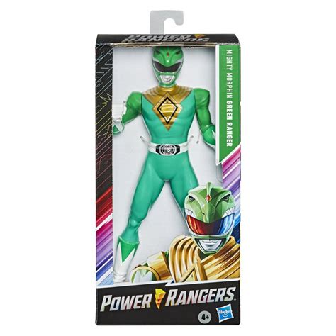 Power Rangers Mighty Morphin Green Ranger Figure 9.5-inch Scale Action ...