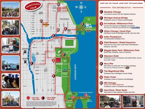 Chicago Miracle Mile Shopping Map Printable Chicago Tourist Map For - FreePrintable.me