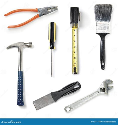 Home Improvement Tools Collection Royalty Free Stock Images - Image: 13117589