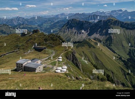 Swiss alps landscape Stock Photo - Alamy