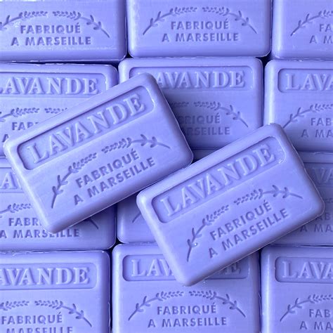 Savon De Marseille Provence Lavender French Soap Bar 125g | natural french soap & savon de ...