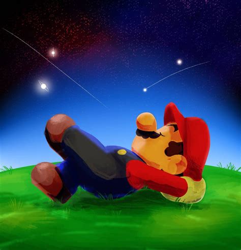 Super Mario Galaxy Art Print | Etsy