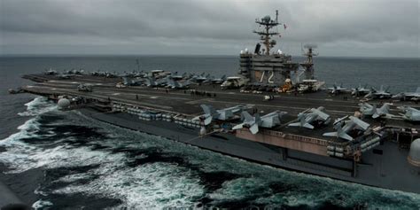 Navy Says Aircraft Carrier's Weird-Smelling Water Had Wastewater in It - Business Insider