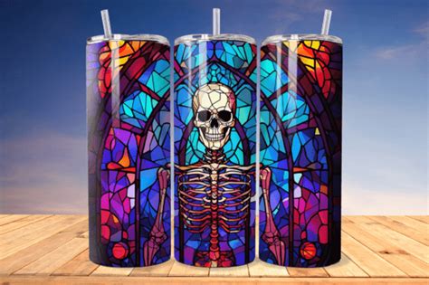 2 Skull Design Tumbler Designs & Graphics