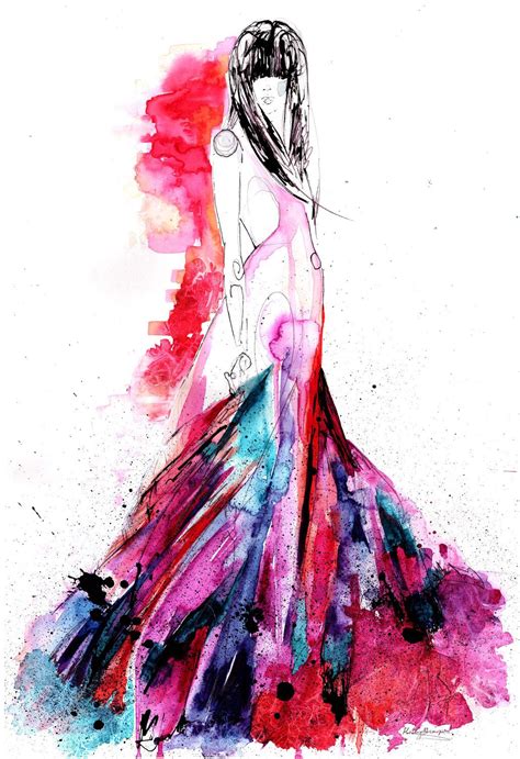 Pin on Fashion Female illustration ༻ஜ