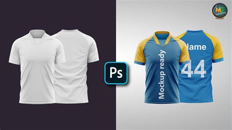 Jersey Mockup & Jersey Design | Front & Back Side | Photoshop Tutorial. - YouTube