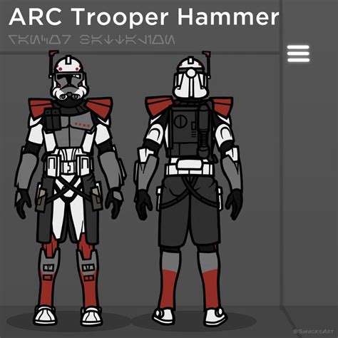 ARC Trooper - Hammer | Star wars characters pictures, Star wars pictures, Clone trooper