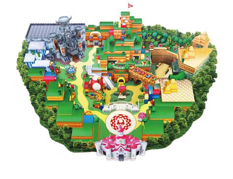 Super Nintendo World - a look at the map, plus more details, photos, and footage