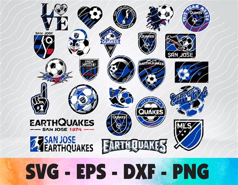 San Jose Earthquakes logo, bundle logo, svg, png, eps, dxf - Inspire Uplift