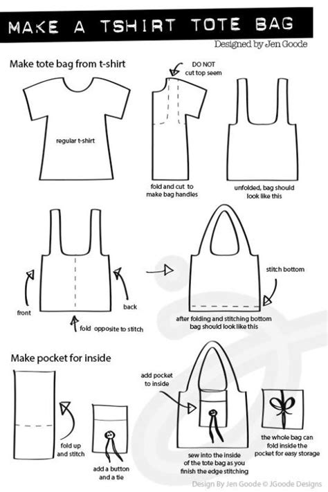 Make a tote-bag from a t-shirt designed by Jen Goode Summer Tote Bags ...