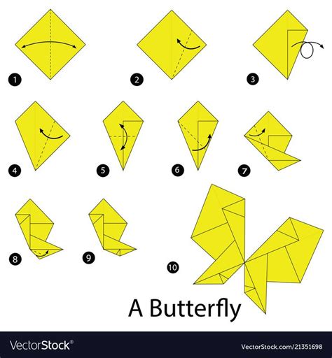 step by step instructions how to make origami A Butterfly. Download a ...